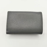 MARC JACOBS THE SNAPSHOT MINI TRIFOLD ウォレット 三つ折り財布 ブラック グレー レディース マークジェイコブス【中古】5-0813G∞