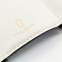 MARC JACOBS THE SNAPSHOT MINI TRIFOLD ウォレット 三つ折り財布 ブラック グレー レディース マークジェイコブス【中古】5-0813G∞