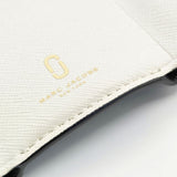 MARC JACOBS THE SNAPSHOT MINI TRIFOLD ウォレット 三つ折り財布 ブラック グレー レディース マークジェイコブス【中古】5-0813G∞