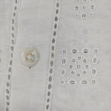 45R/45rpm カットワークカーディガン 女の子 定価19800円 カーディガン ホワイト レディース フォーティーファイブアールピーエム【中古】5-0804M∞