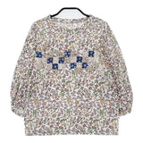 45R/45rpm キルトフラワープリントのTシャツ 定価17600円 カットソー マルチカラー レディース フォーティーファイブアールピーエム【中古】5-0804M∞