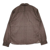 MHL. 578-253979 コットンウール チェック 長袖シャツ ブラウン レディース エムエイチエル【中古】5-1016M∞