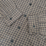 MHL. 578-253979 コットンウール チェック 長袖シャツ ブラウン レディース エムエイチエル【中古】5-1016M∞