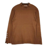 Traditional Weatherwear TWW モックネック リブ 長袖Ｔシャツ カットソー ロンＴ ブラウン レディース トラディショナルウェザーウェア【中古】5-1016M∞