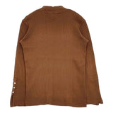 Traditional Weatherwear TWW モックネック リブ 長袖Ｔシャツ カットソー ロンＴ ブラウン レディース トラディショナルウェザーウェア【中古】5-1016M∞