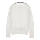 FABRIQUE en planete terre コットン ヘンリーネック ワッフル 長袖Ｔシャツ カットソー ロンＴ ホワイト レディース ファブリケ【中古】5-1016M∞