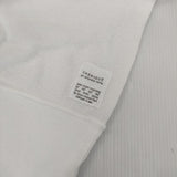 FABRIQUE en planete terre コットン ヘンリーネック ワッフル 長袖Ｔシャツ カットソー ロンＴ ホワイト レディース ファブリケ【中古】5-1016M∞