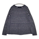 45R/45rpm インディゴギマボーダーテントTシャツ 定価38500円 セーター ニット ネイビー レディース フォーティーファイブアールピーエム【中古】5-1016M∞