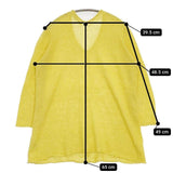 45R/45rpm リネンニットVネックセーター 定価28600円 ニット イエロー レディース フォーティーファイブアールピーエム【中古】5-1016M∞