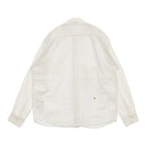 45R/45rpm ジンバネルの908オーシャンスタンドシャツ 定価31900円 長袖シャツ ホワイト レディース フォーティーファイブアールピーエム【中古】5-1109M∞