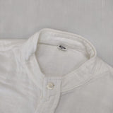 45R/45rpm ジンバネルの908オーシャンスタンドシャツ 定価31900円 長袖シャツ ホワイト レディース フォーティーファイブアールピーエム【中古】5-1109M∞