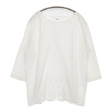 45R/45rpm 天竺カットワーク馬比古Tシャツ 定価30800円 カットソー ホワイト レディース フォーティーファイブアールピーエム【中古】5-1016M∞