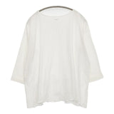 45R/45rpm 天竺カットワーク馬比古Tシャツ 定価30800円 カットソー ホワイト レディース フォーティーファイブアールピーエム【中古】5-1016M∞