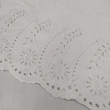 45R/45rpm 天竺カットワーク馬比古Tシャツ 定価30800円 カットソー ホワイト レディース フォーティーファイブアールピーエム【中古】5-1016M∞