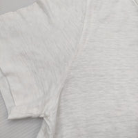 45R/45rpm リネン サイズ3 半袖Ｔシャツ カットソー ホワイト レディース フォーティーファイブアールピーエム【中古】5-0708S♪