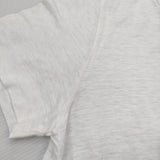 45R/45rpm リネン サイズ3 半袖Ｔシャツ カットソー ホワイト レディース フォーティーファイブアールピーエム【中古】5-0708S♪