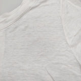 45R/45rpm リネン サイズ3 半袖Ｔシャツ カットソー ホワイト レディース フォーティーファイブアールピーエム【中古】5-0708S♪