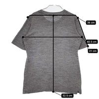 45R/45rpm ウール天竺クルーネックTシャツ ニット 定価25300円 ニット グレー レディース フォーティーファイブアールピーエム【中古】5-1005T∞