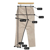 45R/45rpm クールストレッチハケ目パンツ 定価20900円 パンツ ベージュ レディース フォーティーファイブアールピーエム【中古】5-1016M∞