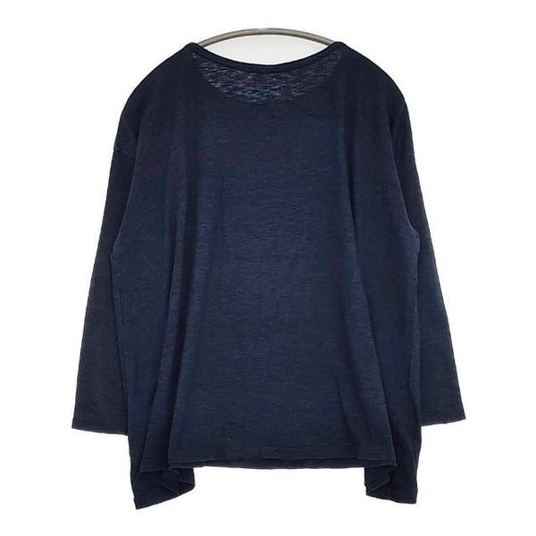 45R/45rpm インディゴ ワイド 長袖Tシャツ カットソー ロンT