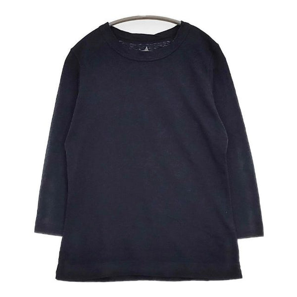 45R/45rpm コットン 長袖Ｔシャツ カットソー ロンＴ ネイビー レディース フォーティーファイブアールピーエム【中古】5-1016M∞
