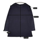 45R/45rpm コットン 長袖Ｔシャツ カットソー ロンＴ ネイビー レディース フォーティーファイブアールピーエム【中古】5-1016M∞