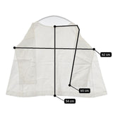 45R/45rpm ヤグルマソウブラウス 定価31900円 コットン 花柄 ブラウス シャツ ホワイト レディース フォーティーファイブアールピーエム【中古】5-1214M∞