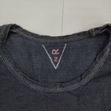 45R/45rpm インディゴ コットン100% アリプリント サイズ2 半袖Tシャツ ネイビー レディース フォーティーファイブアールピーエム【中古】5-0708S♪