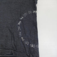 45R/45rpm インディゴ コットン100% アリプリント サイズ2 半袖Tシャツ ネイビー レディース フォーティーファイブアールピーエム【中古】5-0708S♪