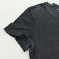 45R/45rpm インディゴ コットン100% アリプリント サイズ2 半袖Tシャツ ネイビー レディース フォーティーファイブアールピーエム【中古】5-0708S♪