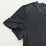 45R/45rpm インディゴ コットン100% アリプリント サイズ2 半袖Tシャツ ネイビー レディース フォーティーファイブアールピーエム【中古】5-0708S♪