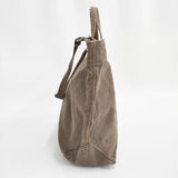 45R/45rpm キャンバス 2way ショルダーバッグ トートバッグ ブラウン レディース フォーティーファイブアールピーエム【中古】5-1112G∞