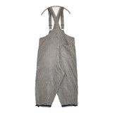 45R/45rpm おこめサテンの908オンザビーチオーバーオール（ヒッコリー 淡） 定価59400円 40.5 オーバーオール ネイビー レディース フォーティーファイブアールピーエム【中古】5-1113M∞