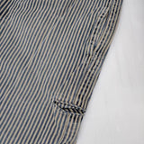 45R/45rpm おこめサテンの908オンザビーチオーバーオール（ヒッコリー 淡） 定価59400円 40.5 オーバーオール ネイビー レディース フォーティーファイブアールピーエム【中古】5-1113M∞