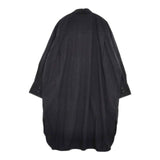 veritecoeur ロングシャツ 定価24200円 ST-106 コットン ワンピース ブラック レディース ヴェリテクール【中古】5-1006M∞