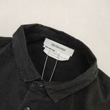 veritecoeur ロングシャツ 定価24200円 ST-106 コットン ワンピース ブラック レディース ヴェリテクール【中古】5-1006M∞