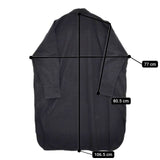 veritecoeur ロングシャツ 定価24200円 ST-106 コットン ワンピース ブラック レディース ヴェリテクール【中古】5-1006M∞