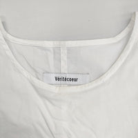 veritecoeur プルオーバートップス 定価18700円 ブラウス シャツ 25SS ホワイト レディース ヴェリテクール【中古】5-0708M♪