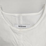 veritecoeur プルオーバートップス 定価18700円 ブラウス シャツ 25SS ホワイト レディース ヴェリテクール【中古】5-0708M♪