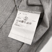COMME des GARCONS HOMME 綿天竺 製品プリント S/S HO-T101 半袖Ｔシャツ カットソー AD2024 グレー メンズ コムデギャルソンオム【中古】5-0713S♪