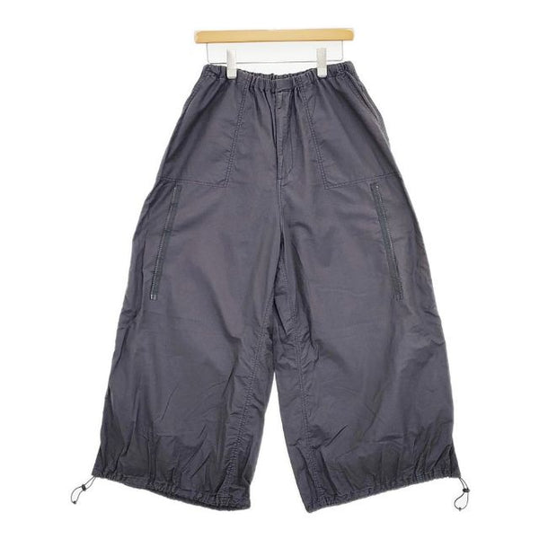 maturely パラシュート イージーパンツ 定価23100円 13-24-0357-452 パンツ 24SS ネイビー レディース マチュアリー【中古】5-1004G∞