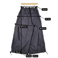 maturely パラシュート イージーパンツ 定価23100円 13-24-0357-452 パンツ 24SS ネイビー レディース マチュアリー【中古】5-1004G∞