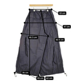 maturely パラシュート イージーパンツ 定価23100円 13-24-0357-452 パンツ 24SS ネイビー レディース マチュアリー【中古】5-1004G∞