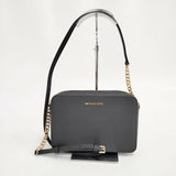 Michael Kors 35T8GTTC9L 定価63800円 レザー ショルダーバッグ ブラック レディース マイケルコース【中古】5-1112G∞