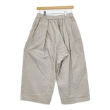 mizuiro-ind ワイド コーデュロイ コットン パンツ ライトベージュ レディース ミズイロインド【中古】5-1030T∞