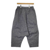 mizuiro-ind リネン混 サルエルパンツ グレー レディース ミズイロインド【中古】5-0804M∞