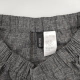 mizuiro-ind リネン混 サルエルパンツ グレー レディース ミズイロインド【中古】5-0804M∞