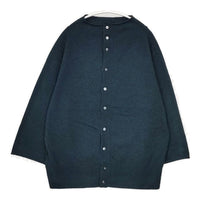 prit モックネック 前後2WAY ウールニット カーディガン ダークグリーン レディース プリット【中古】5-1005T∞