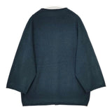 prit モックネック 前後2WAY ウールニット カーディガン ダークグリーン レディース プリット【中古】5-1005T∞