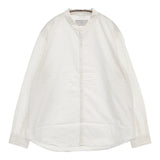 MUYA バンドカラー コットン ブラウス シャツ ホワイト レディース ムヤ【中古】5-1109M∞
